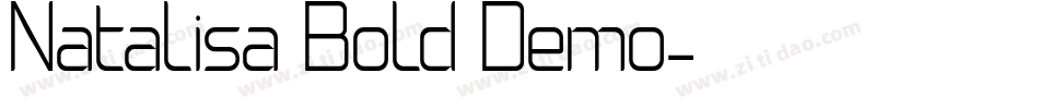 Natalisa Bold Demo字体转换